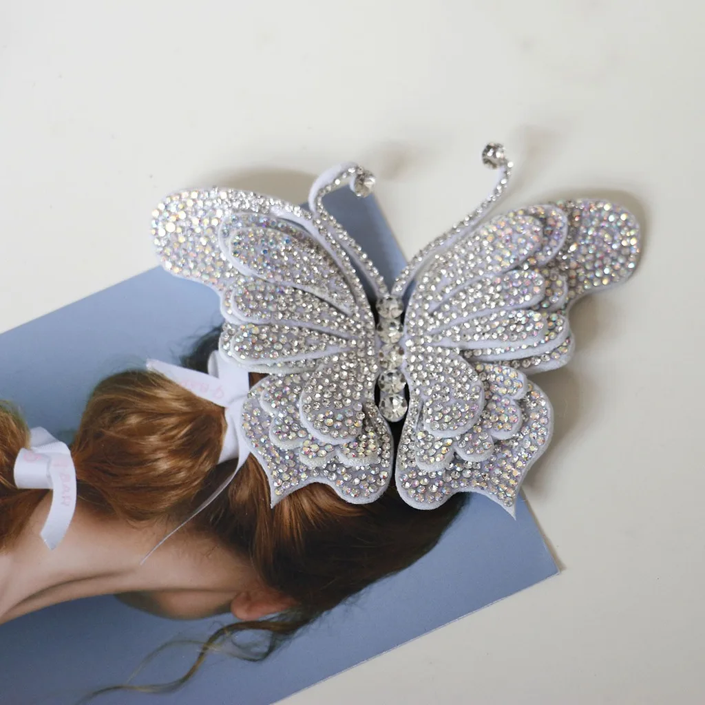 

Velvet Base Patch Sparkling Diy Shoe Applique Shoe Decoration Applique Heat-Set Glass Rhinestone Decor For Garments Casual Shoes