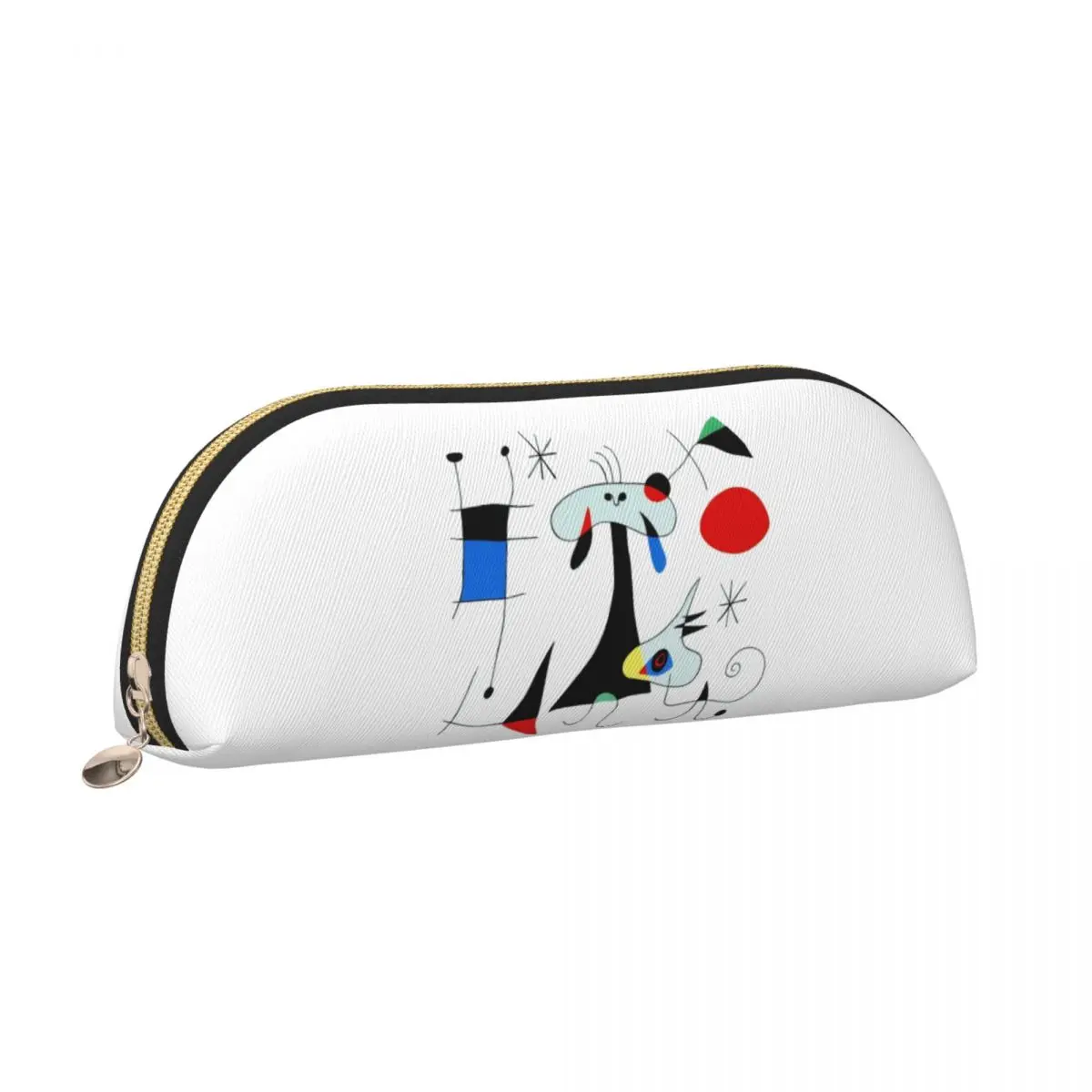 جوان ميرو مجردة السريالية مقلمة قلم رصاص الحقيبة تخزين لوازم مكتبية صندوق القلم حقيبة أقلام رصاص للبنين بنات هدايا