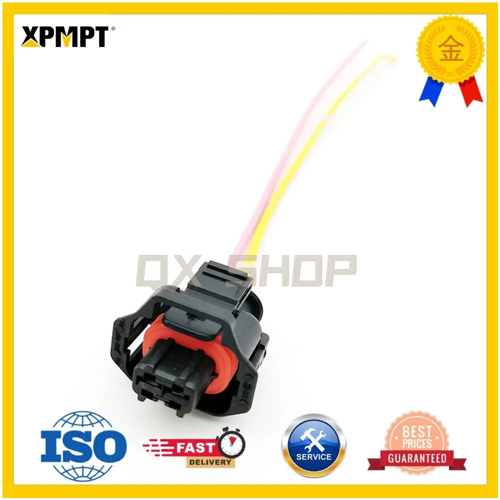 2-pin plug Way Female Diesel Common Rail Injector、SCV solenoid valve Plug Socket Electric Connector Wire Cable Harness For BOSCH
