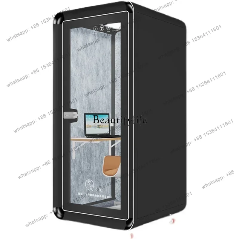 12Mobile soundproof room Home recording studio Silent cabin Telephone booth Singing piano room
