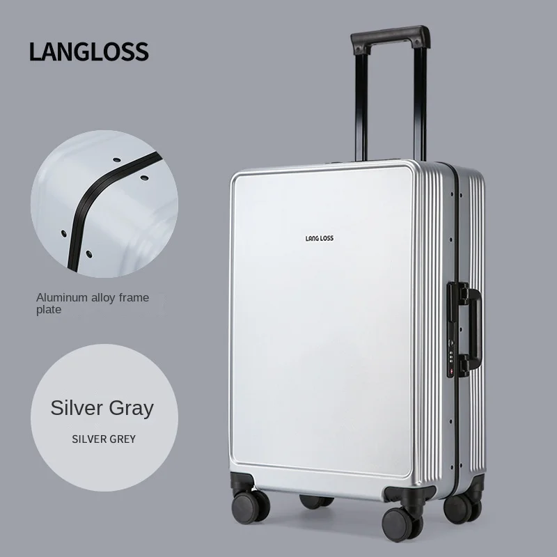 New 20/24/Inch Universal Wheel Luggage Large Capacity Square Suitcase Luggage Storage with Wheels Organizing Box