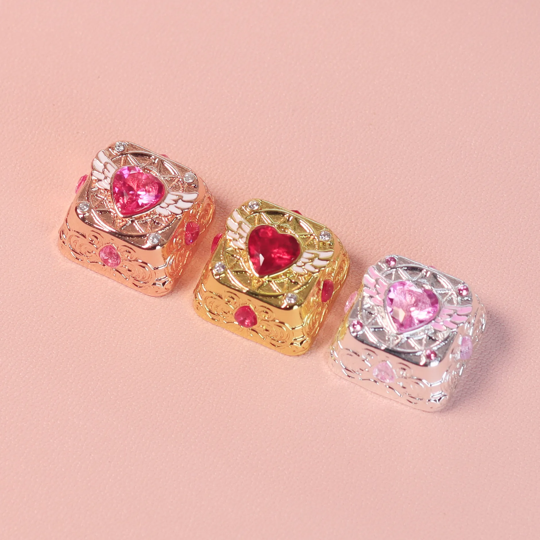 Metal Keycaps Single Handmade Customized Cross Axis Mechanical Keyboard ESC Gaming Keycaps Personalized Birthday Gifts