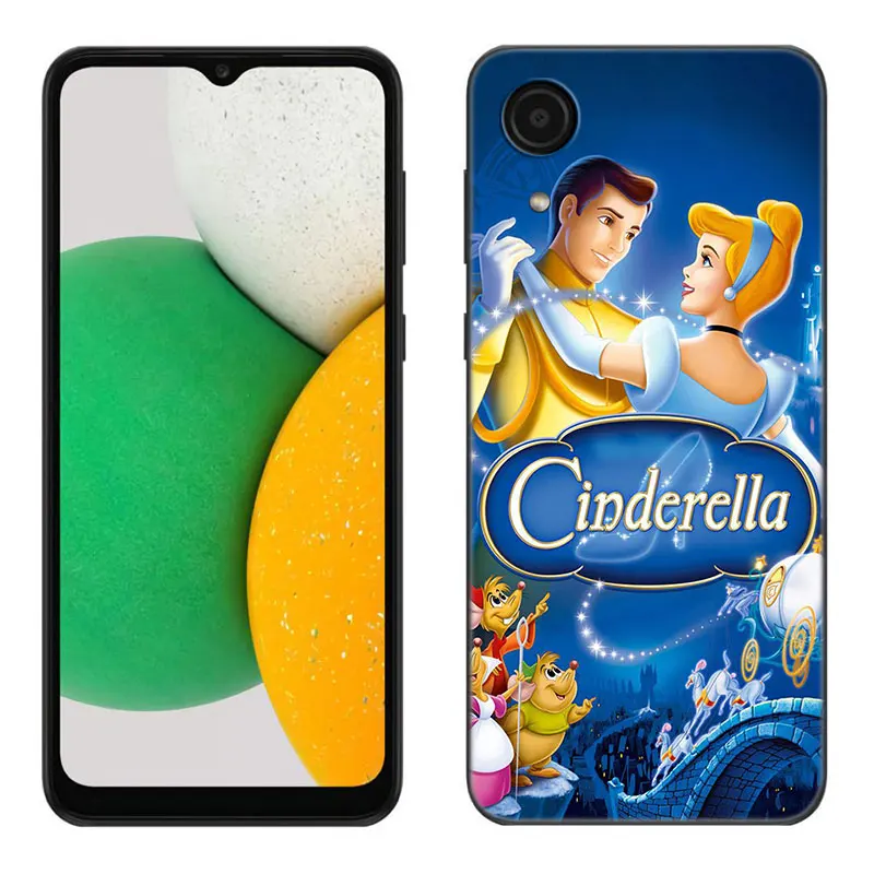 Princess Cinderella Phone Case For Samsung Galaxy A01 Core A04E A04S A05S M04 4G A02 A03 A10 M40 S A06 A10E M10 M11 M12 M22 M42