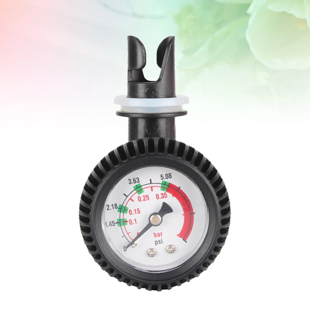 1pc Manometro Aria 0-5Psi Durevole Accessorio Marino Per Gommone Kayak In Gomma Tavola Da Surf Con Pompa Valvola