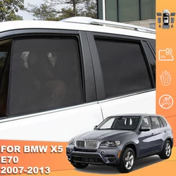 For BMW X5 E70 2006-2013 Magnetic Car Sunshade Shield Front Windshield Curtain Rear Side Baby Window Sun Shade Visor