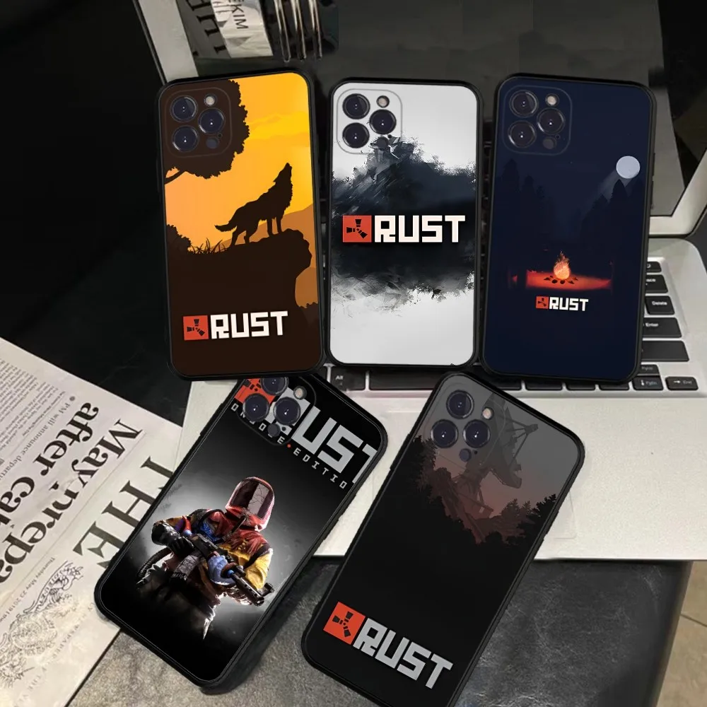 RUST Game Phone Case Silicone Soft For Iphone 15 14 13 12 11 Pro Mini XS MAX 8 7 6 Plus X XS XR Cover