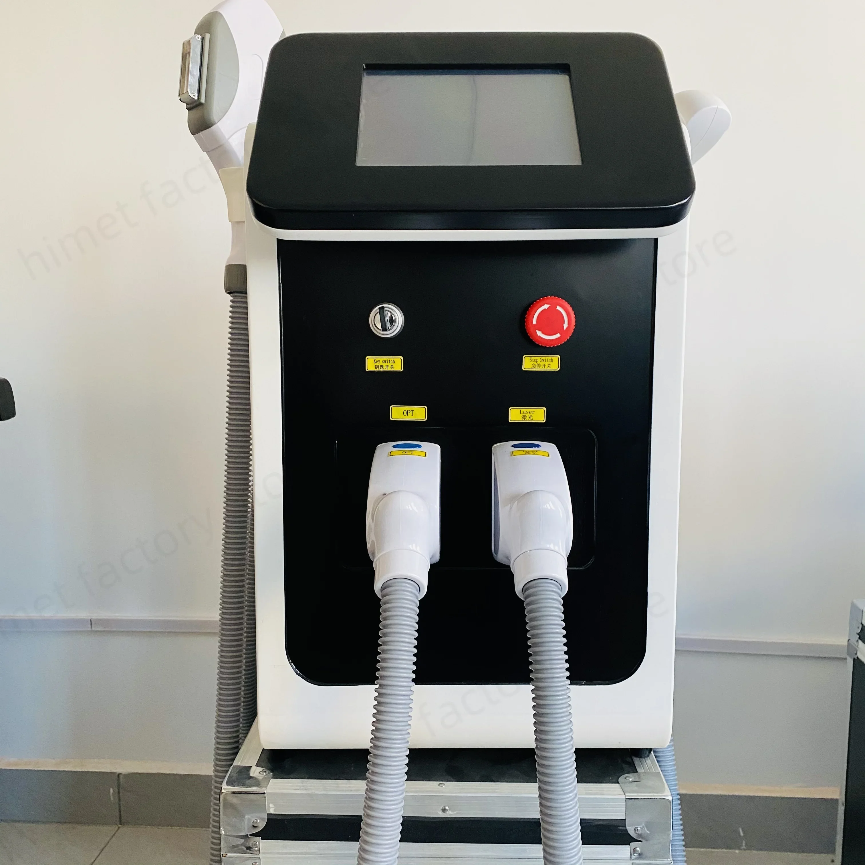 IPL OPT 3 en 1 depilación permanente E-light depiladora Nd Yag láser eliminación de tatuajes RF eliminación de arrugas blanqueamiento Estiramiento Facial