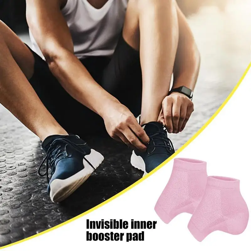 Invisible Height Increase Insole 1 Pair Hard Breathable Heel Lifting Inserts Shoe Lifts Shoe Pads Elevator Insoles For Unisex