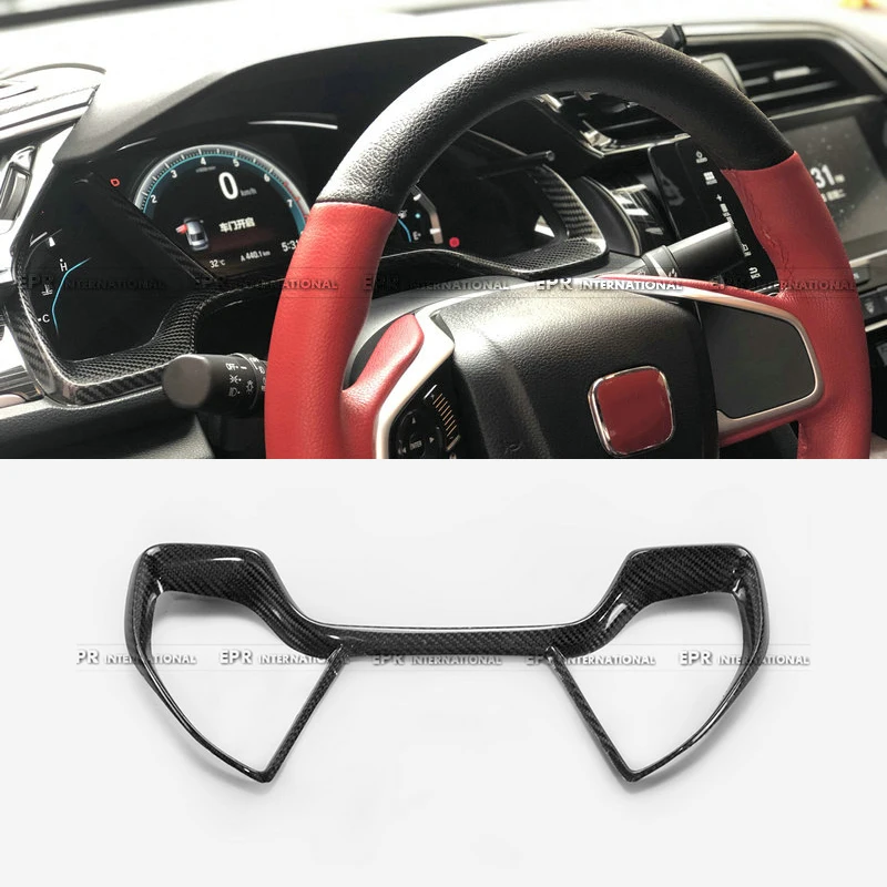 

For Honda Civic Type R FK8 2017-2021 VRS Style Front Bumper Canards 4PCS ABS Plastic Body Kit