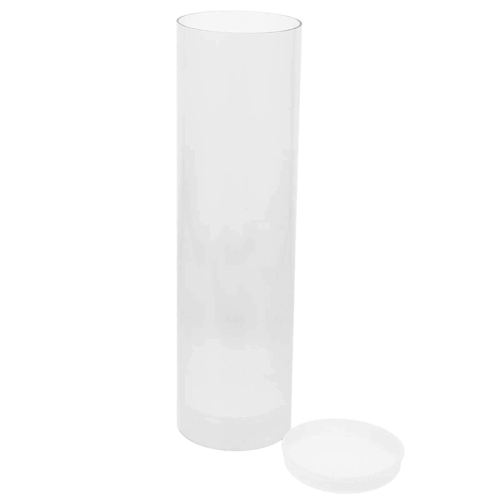 

Clear Portable Badminton Ball Tube Canister Transparent Storage Container Shuttlecock Holder Durable Plastic Large Capacity