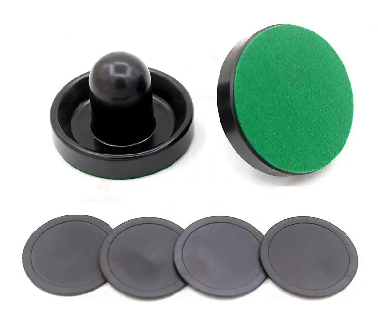 

96mm Indoor Air Hockey Table Felt Pusher Set Hockey Pucks Accessory