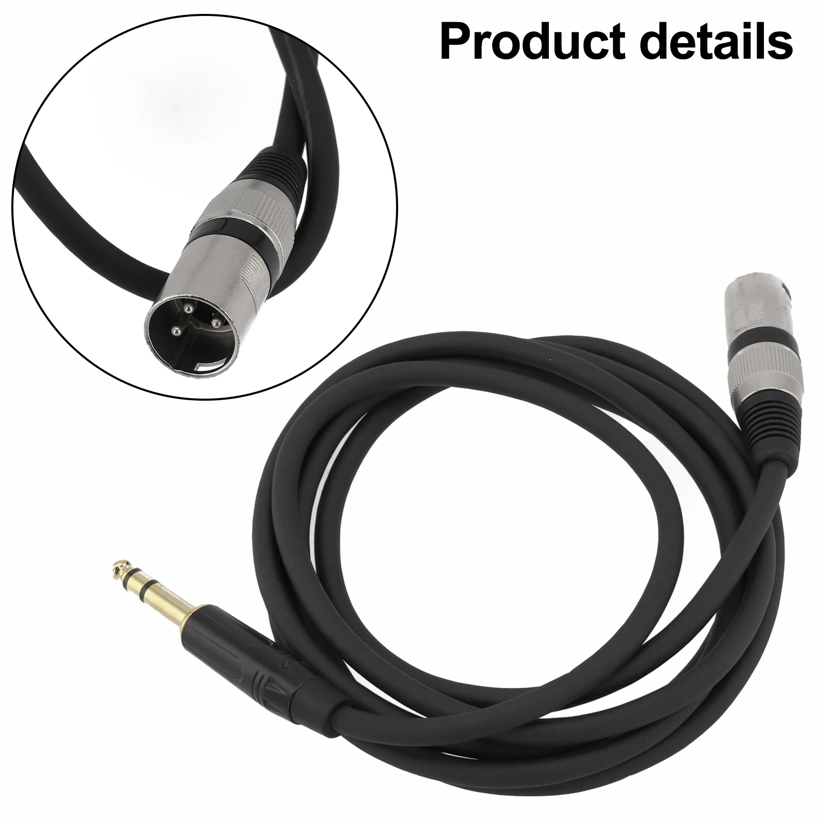 Audio Stereo Cable TRS Male Cable Microphone Oxidation Package Content Power Support Resistance Anti Interference