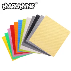 Marumine 50x50 Dots Baseplate 5050 Blocks Toys Part DIY Classic Block Base Plate Board Educational Bricks Set for Boys and Girls