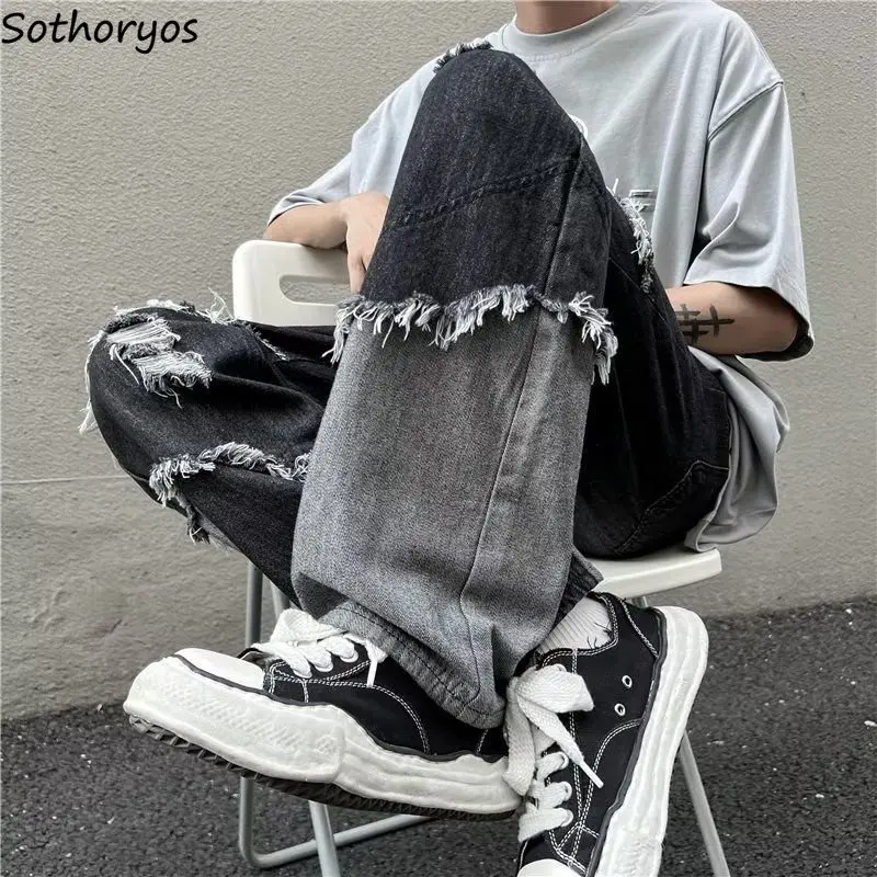 

Mid Waist Straight Jeans Women Unisex BF Streetwear Denim Vintage Ripped Students All-match Hip Hop Harajuku Ins Fashion Chic