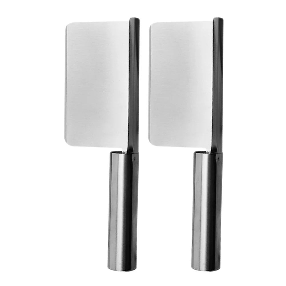 

2Pcs Stainless Steel Crumb Scraper Manual Bread Crumb Sweeper Tabletop Cleaner for Restaurant Kitchen Countertop Use