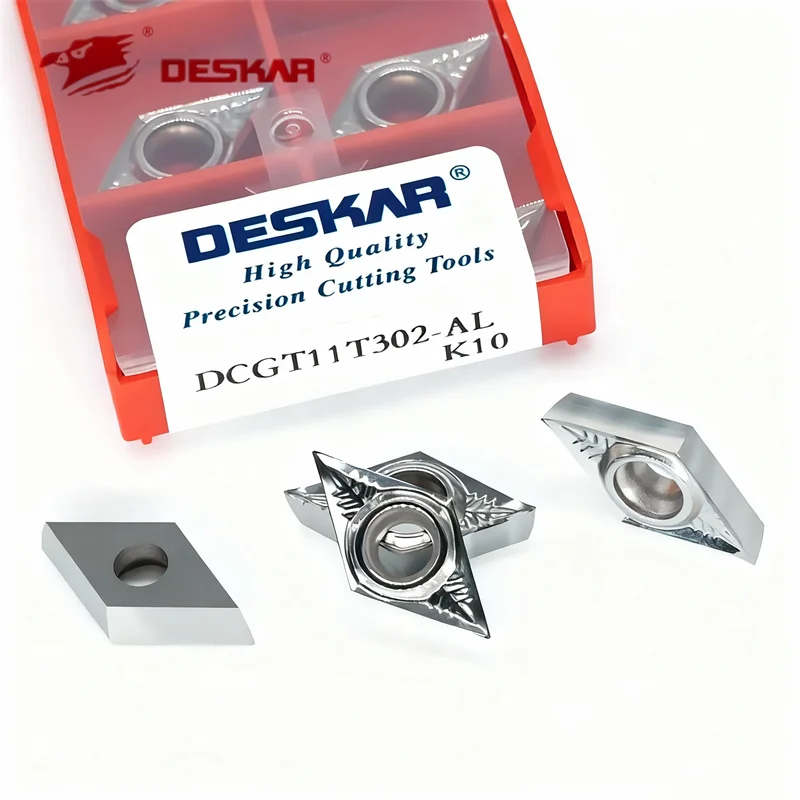 

Deskar 100% Original Dcgt 070202 Dcgt070204 Dcgt070208 Al K10 Dcgt11T302 Dcgt11T304 Dcgt11T308 Turning Blades Lathe for Aluminum