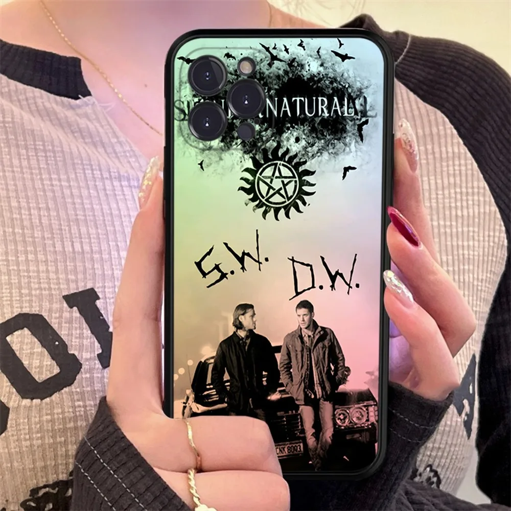 Supernatural SPN Dean And Sam Phone Case Silicone Soft for iphone 15 14 13 12 11 Pro Mini XS MAX 8 7 6 Plus X XS XR Cover