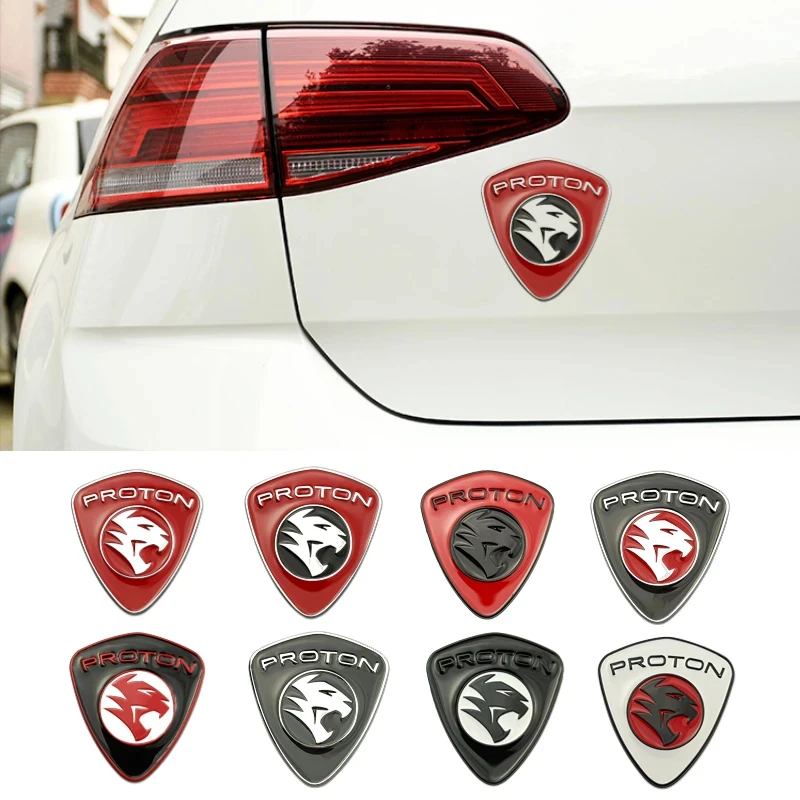 Metal Car Rear Trunk Emblem Sticker for Proton X70 X50 Persona Sage Waja Wira Exora Fender Side Badge Decal Exterior Accessories