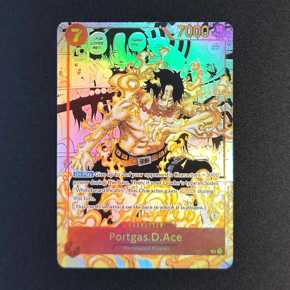 28 Stile DIY ONE PIECE KARTEN-Spiel Luffy Sanji ACE Zoro Shanks Nami Teach Sabo Manga Alt Art SEC Englische Sammlung Anime-Karten