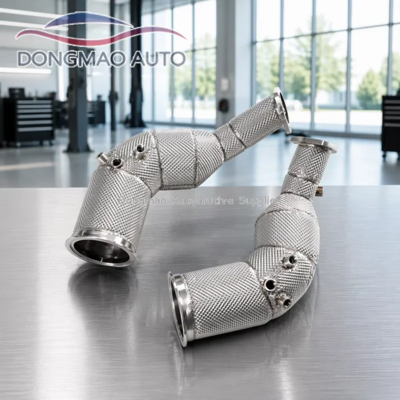 Suitable for Audi RS6 RS7 C8 4.0T stainless steel downspout with Opf tuned exhaust system