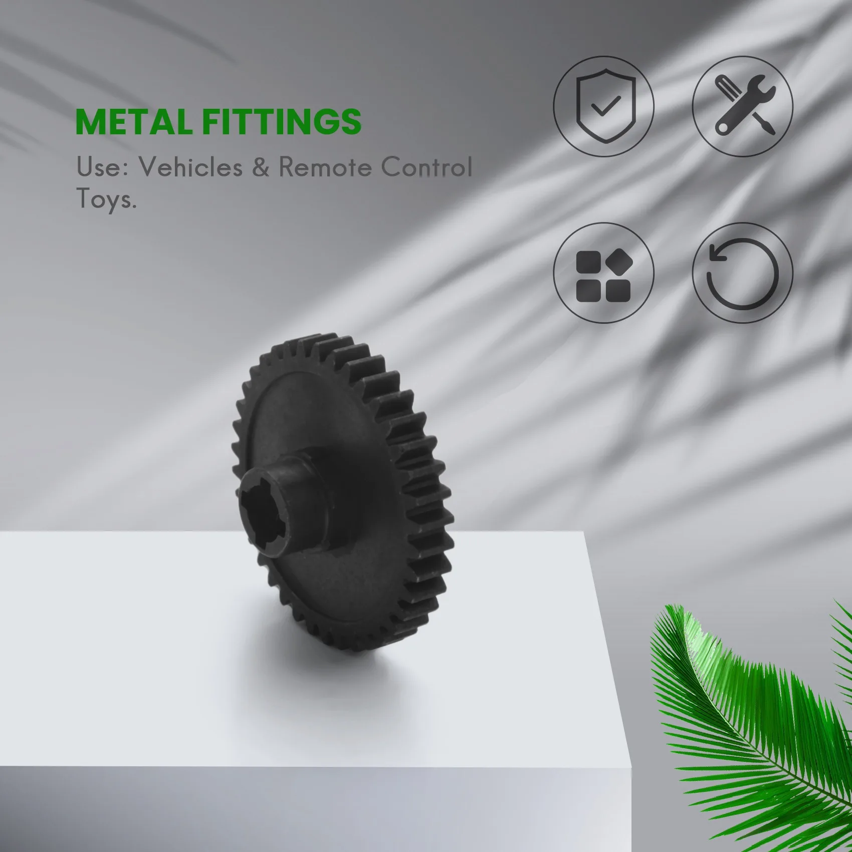 Steel Metal Diff Differential Main Gear 42T for 1/18 WLtoys A959-B A969-B A979-B K929-B RC Car Upgrade Parts