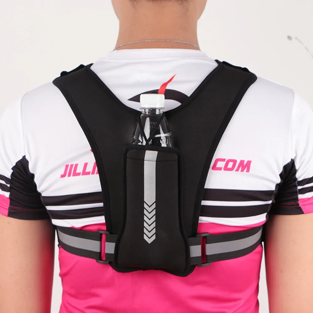 Sport Vest Phone Bag Reflective Cycling Backpack Multifunctional Riding Package Lightweight for Outdoor Sports Cycling Climbing