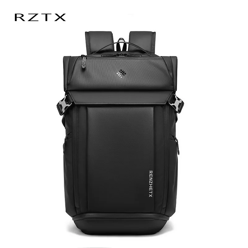 Anti theft expandable roll top backpack with laptop pocket waterproof large capacity outdoor backpack college school bag