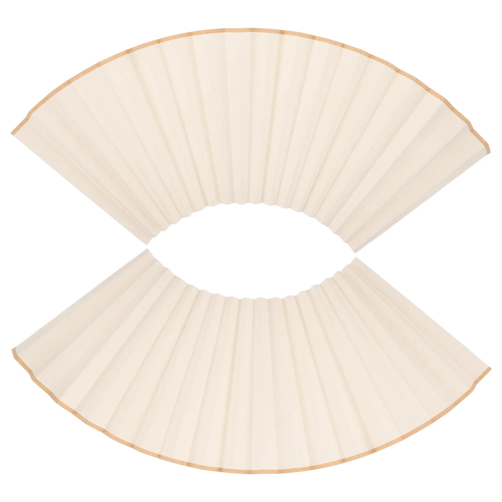 

2Pcs Foldable Paper Fan Surface Blanks for DIY Projects Smooth Delicate Material Suitable for Painting and Writing