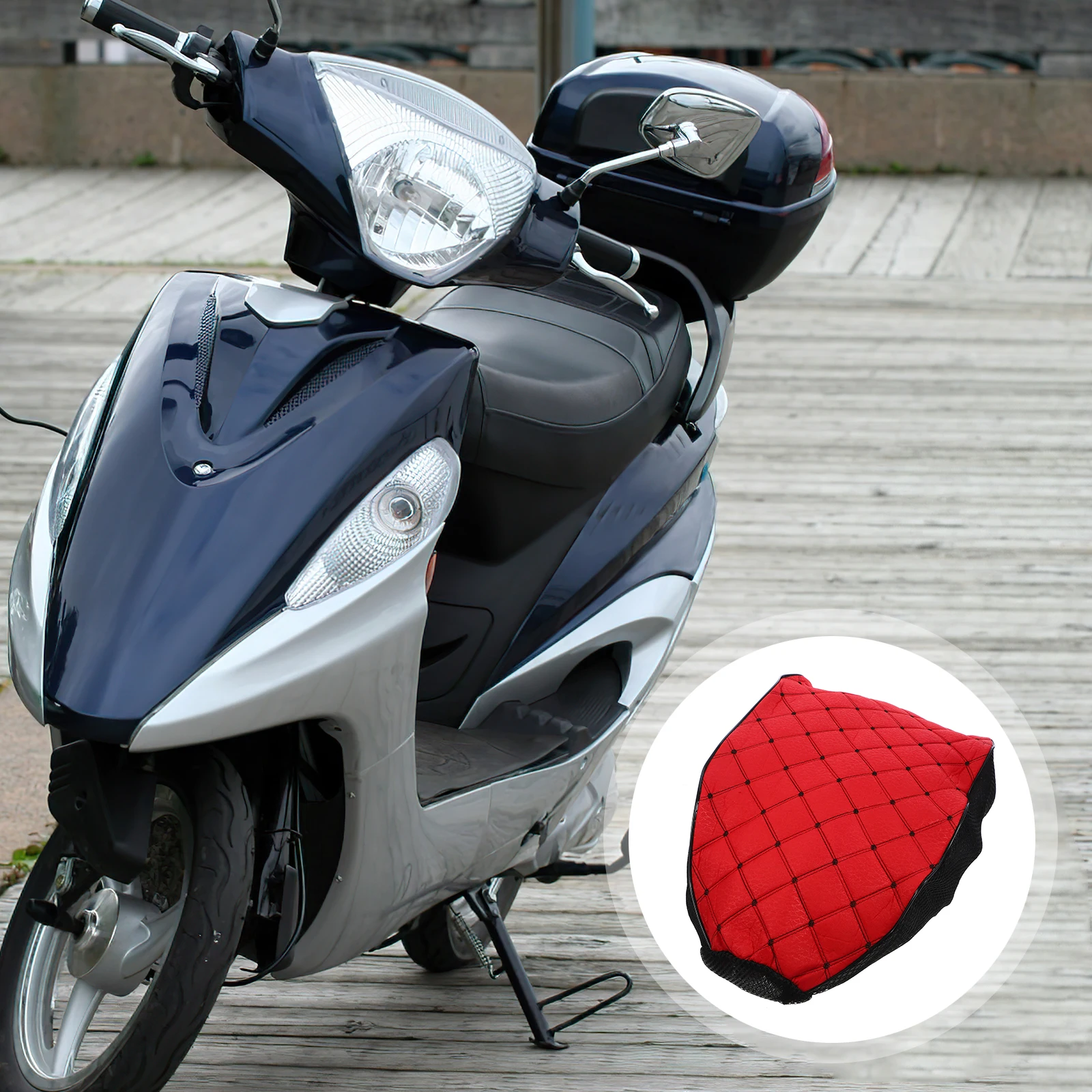 

Linen Mesh Motorcycle Cushion Breathable Anti Slip Shock Absorption Protector For Scooter Women Protector Comfortable Durable