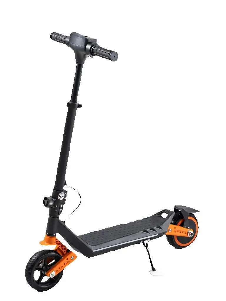 K6 Elektrische kinderscooter 6,5'' 150W 21,6V2,6Ah Bluetooth LED-verlichting 3 snelheden 16 km/u Opvouwbaar Dubbele vering 7-9 km bereik eScooter - afbeelding 2