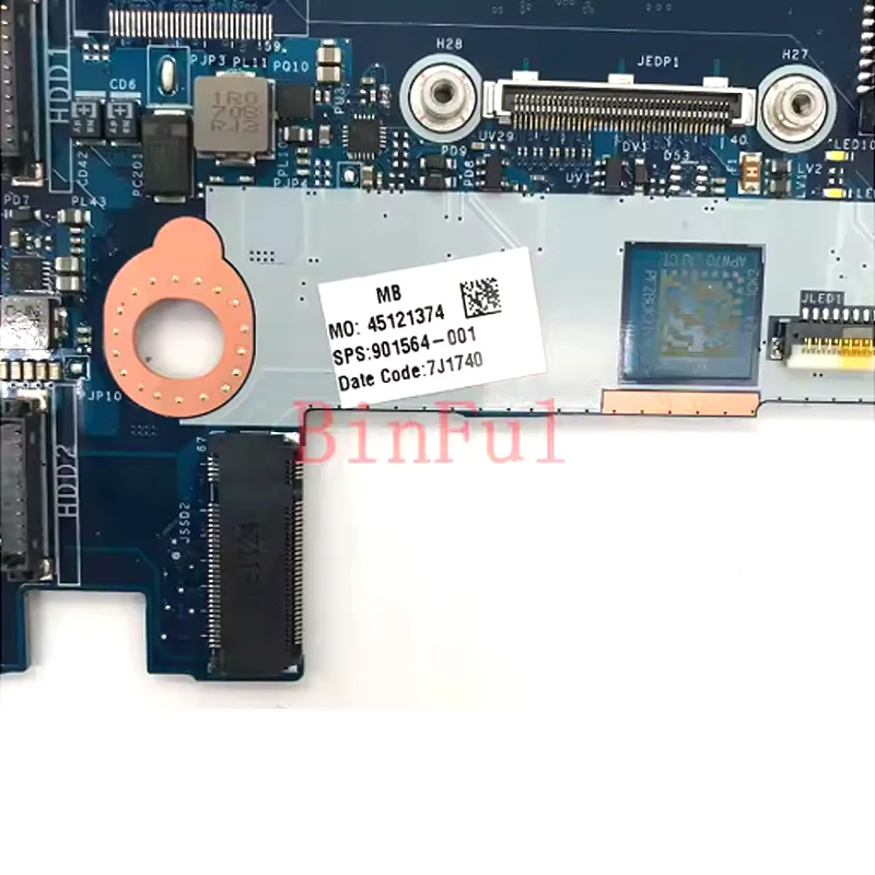 901564-001 901564-501 901564-601 LA-C391P مع SR2FQ I7-6700H E3-15 V5 CPU ل HP ZBook 17 G3 اللوحة الأم للكمبيوتر المحمول 100% تم اختبارها