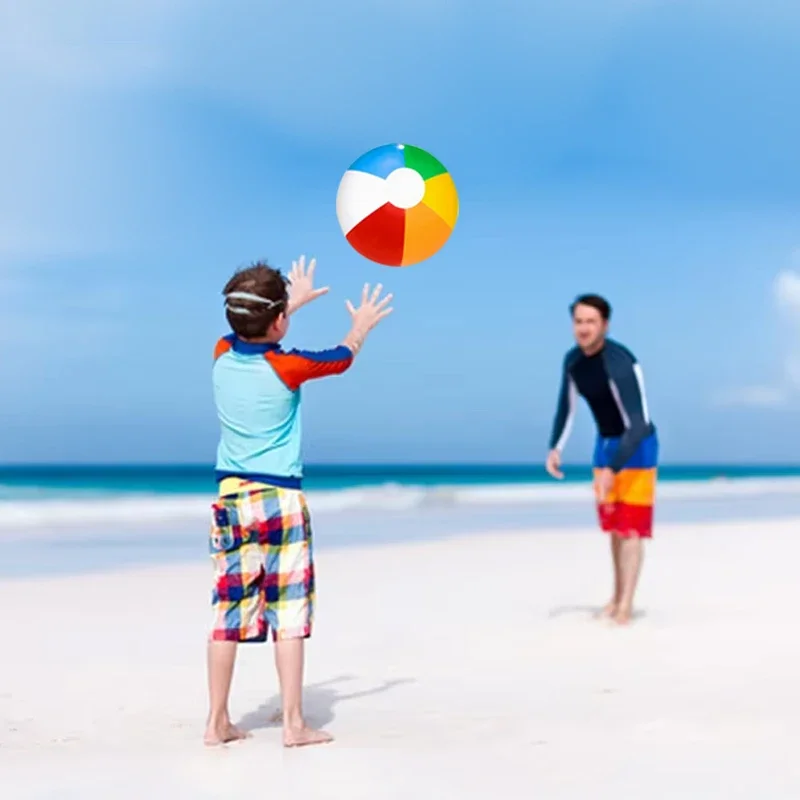Piscina estiva all'aperto Spiaggia Palla gonfiabile Giocattoli Divertenti oggetti di scena sportivi Piscina da spiaggia Gioco di pallavolo Interazione genitore-figlio