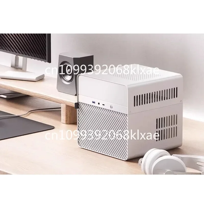 Mini aluminum case, ITX main board, 8 disk slots for media server (case only)