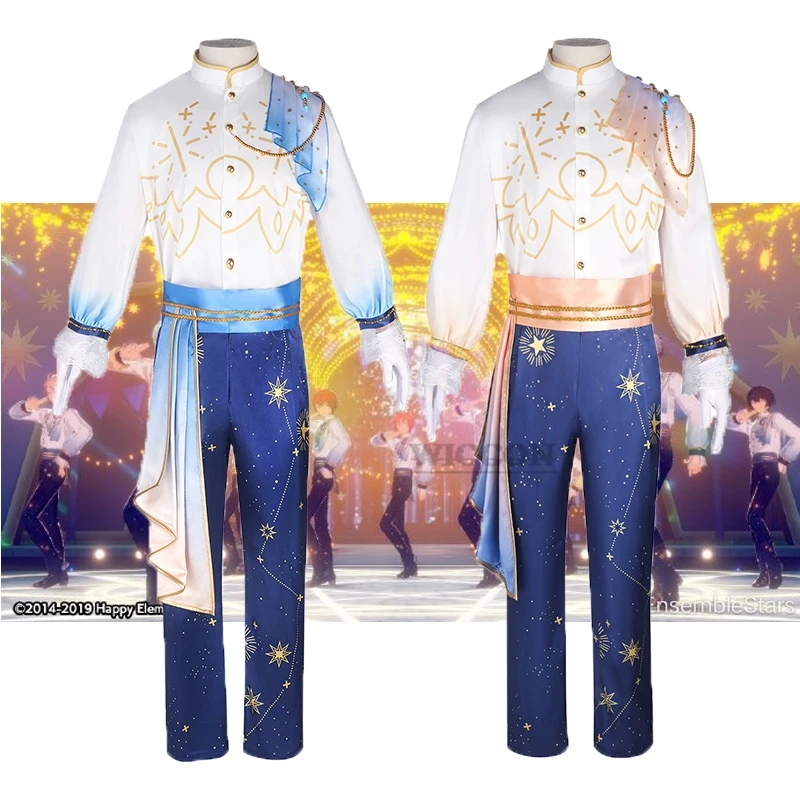 

Cosplay Game Ensemble Stars Knights Fine Starlight Parade Cosplay Men Costume Tsukinaga Leo Tenshouin Eichi role playing ES