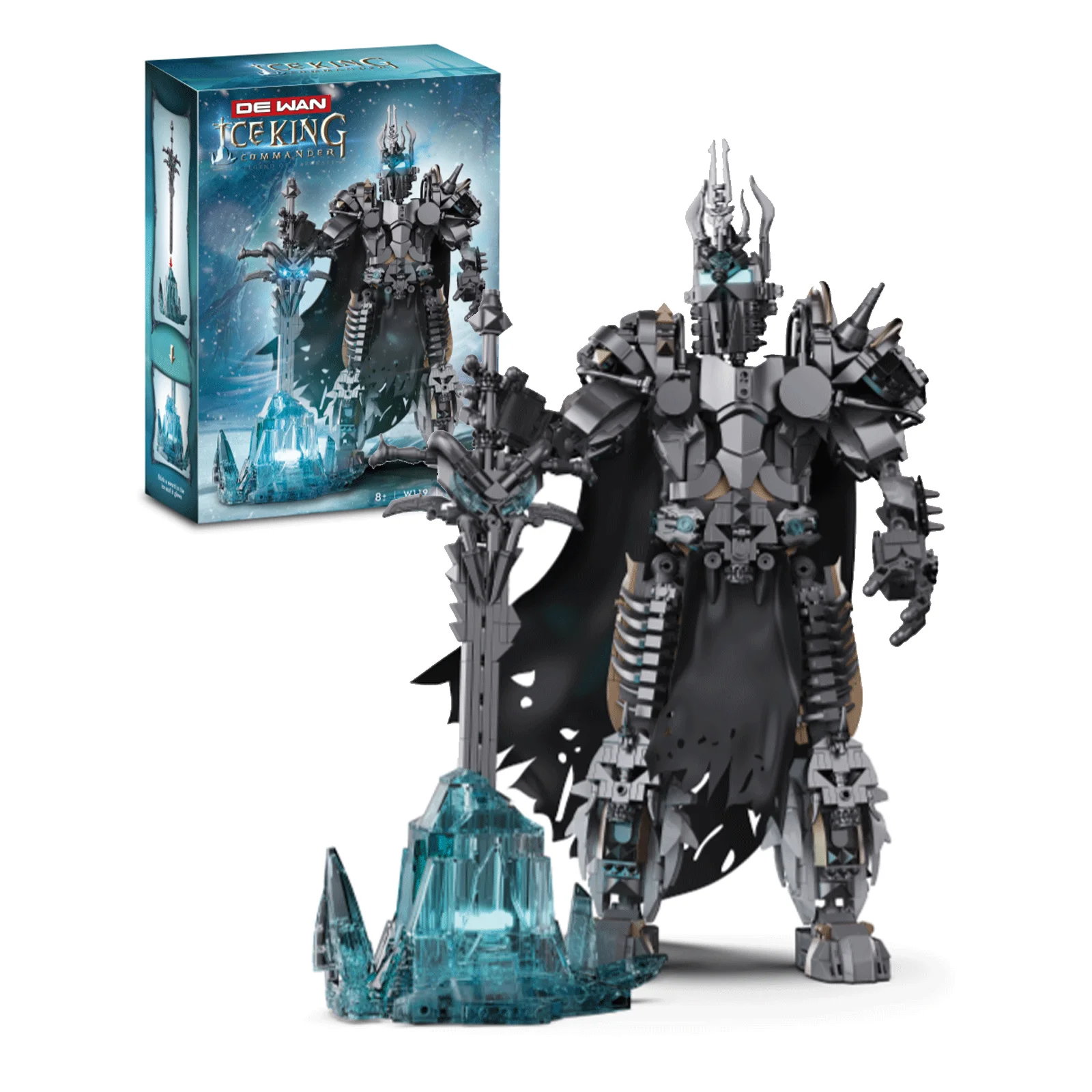 

Dewan W119 Creative Building Blocks Set Fantasy Sword Building Blocks Set-1000+ Pieces High Quality Bricks for Adults