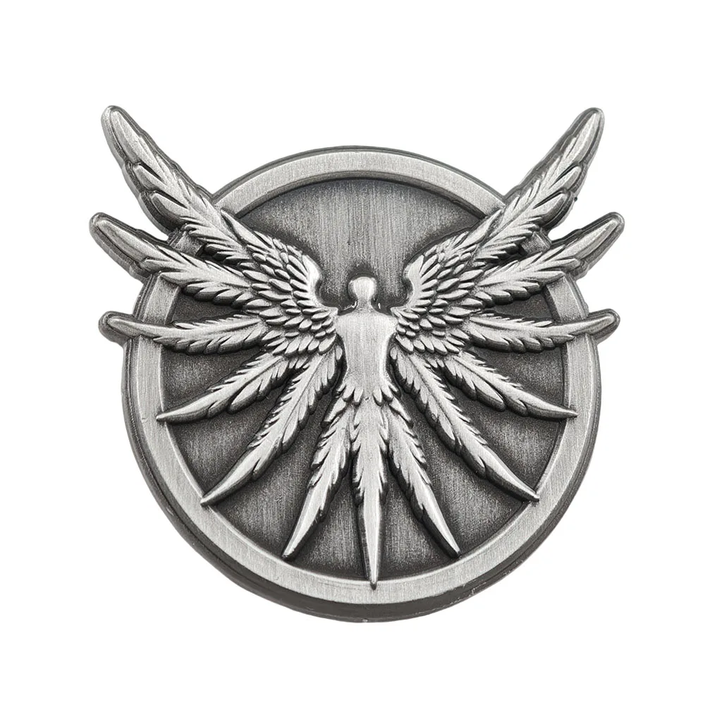 SCP-001 Torwächter-Brosche Seraphim Metall-Abzeichen Sechsflügeliger Engel Emaille-Pin Mystisches Fantasy-Spiel Community-Abzeichen Schmuckgeschenk – Detail 5