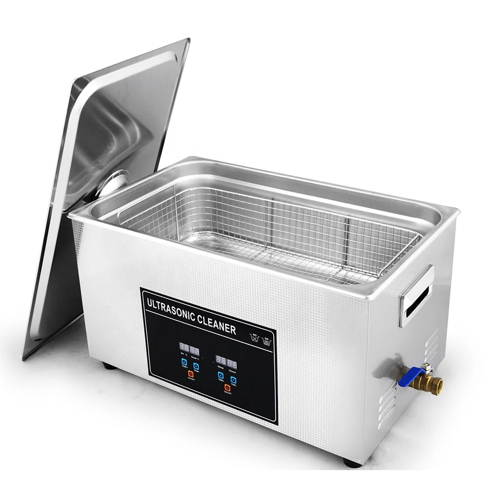 22L 480W Multifunctional Digital Ultrasonic Cleaning Machine For Fruits Vegetables Crayfish Seafood Daily Deep Cleaning