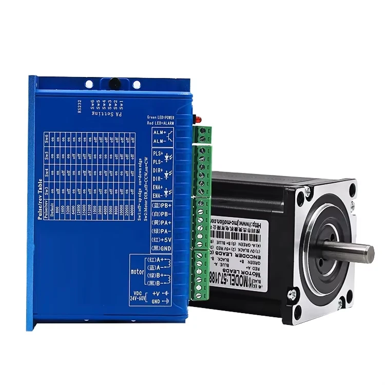 UMOT 0.13-12Nm DC Nema11/17/23/24/34 Closed Loop With 1000-Line Encoder Stepper Motor Stepping Motor With Driver for CNC Machine
