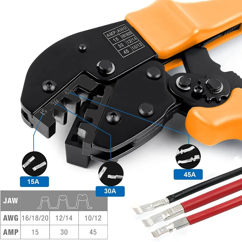AMP15/30/45 Anderson Cable Crimping Tool TC-1 Hand Wire Crimping Pliers For Anderson Powerpole Connector