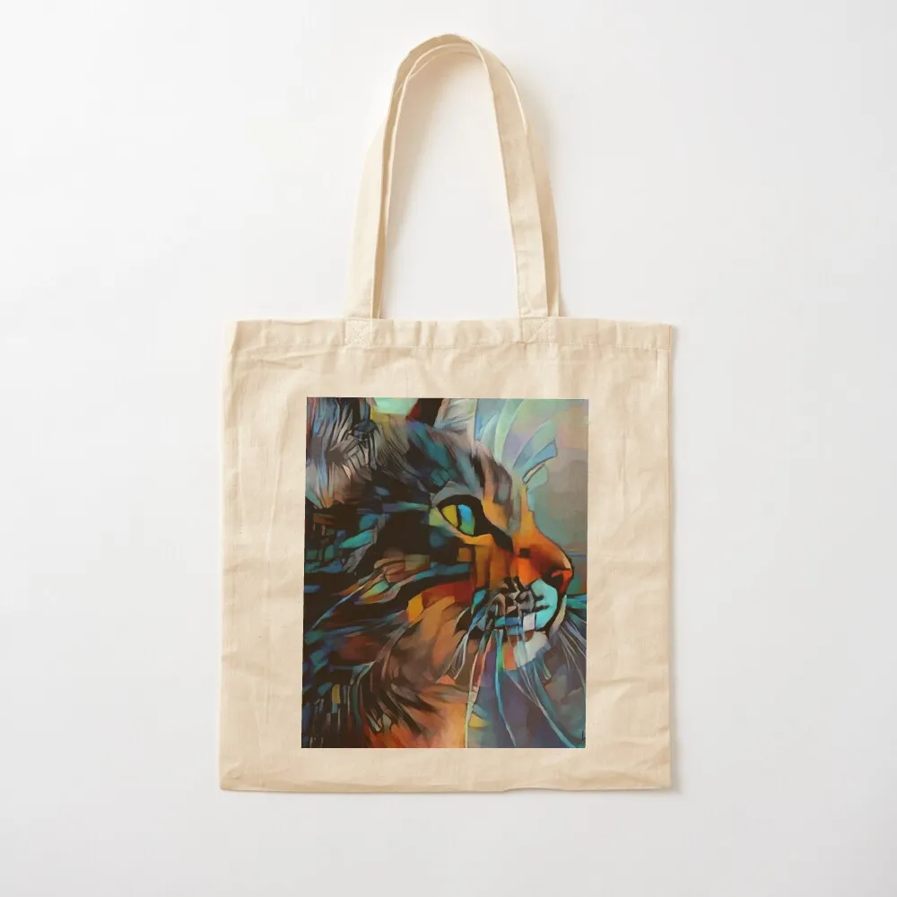 Zorba cat, cat, chat - Léa Roche paintings Tote Bag cute pouch bag tote bags men tote bags cloth bags Canvas Bag