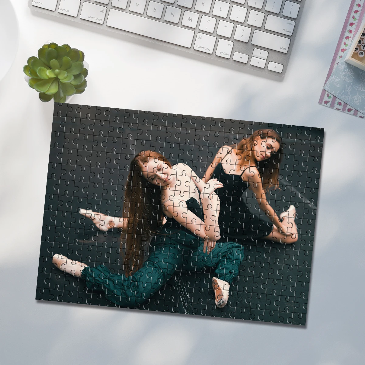 35/300/500/1000pcs Personalized Custom Photo Puzzle photo Education Puzzle Toy wooden Puzzle