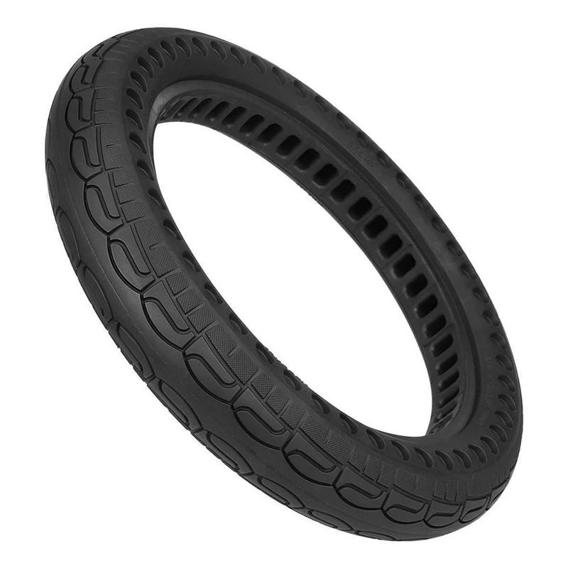 Black 14X2.125 Single Row Hole Inner Stripe Honeycomb Tire Foldable Electric Motorcycle Electric Bicycle Tire