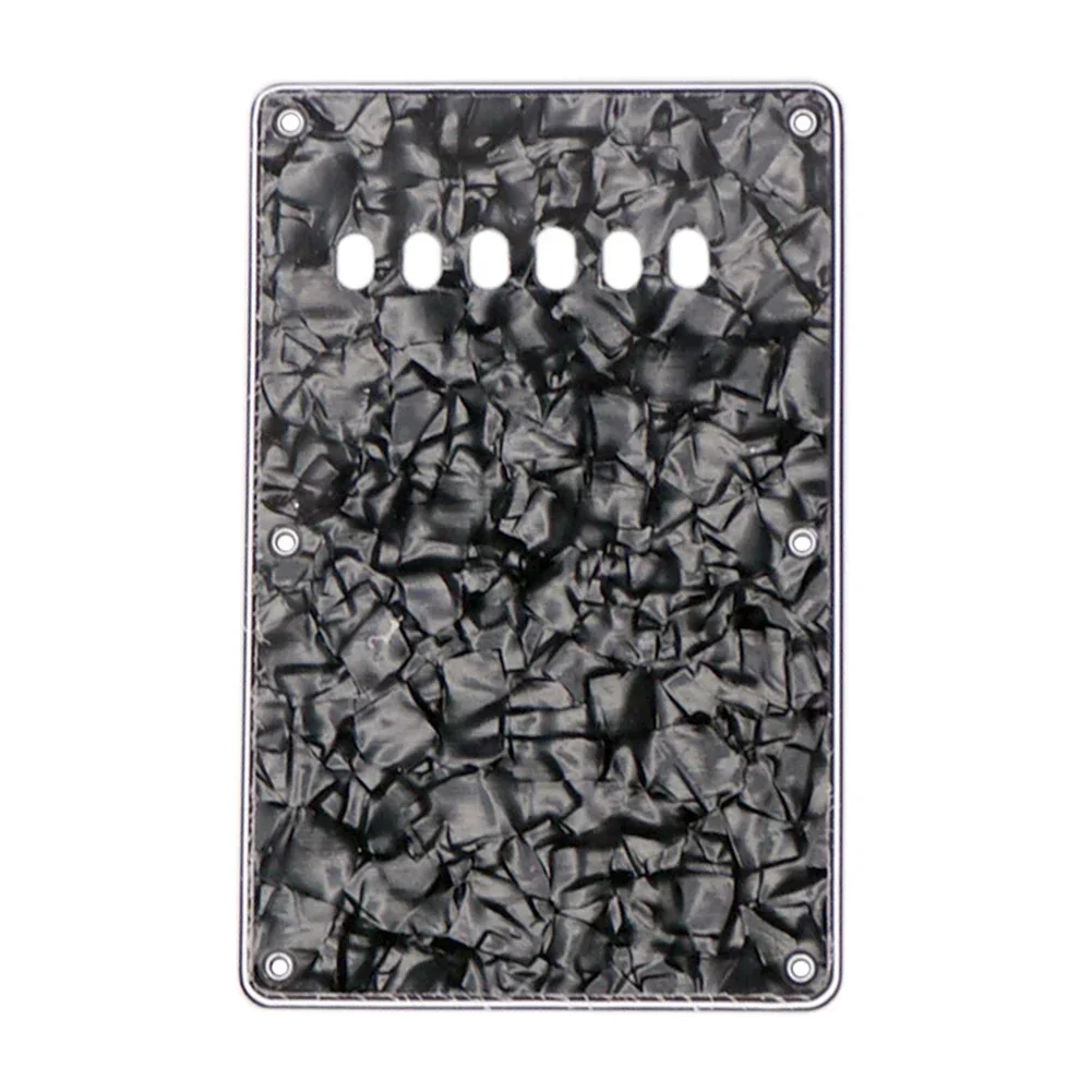 6 Holes 3 Plys Tremolo Cavity Cover Back Plate For SQ Electric Guitar Tremolo Cover Multi Colors Pickguard Scratch Plate