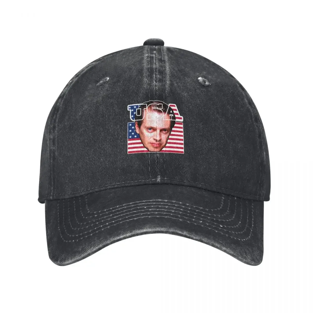 Steve Buscemi USA Flag photo United States Baseball Cap Sun Cap New In Hat Fashion Beach Men's Hats Women's