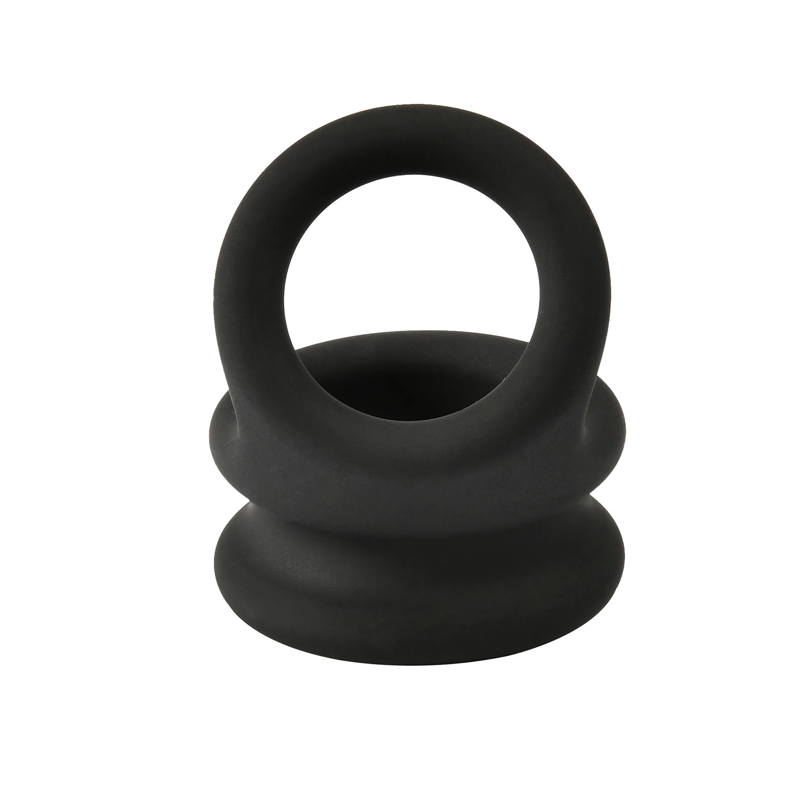 Small Medium Large Silicone Double Cock Ring Lock  Delay Ejaculation Male Penis Ring Ball Stretcher Bondage Sex Toy Men