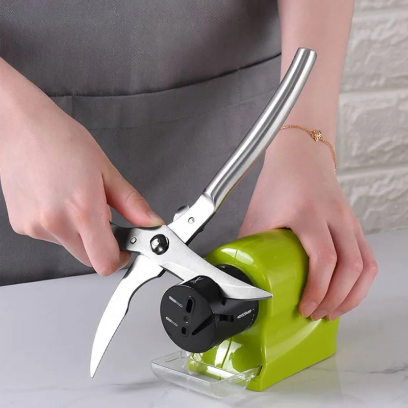 

Professional Electric Knife Sharpener Grinding Stone Scissor Knife Sharpener Adjustable for Kitchen Knives Tool Sharpening