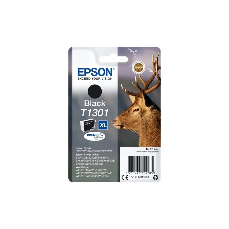 Epson T1301 black Original ink cartridge-C13T13014012 C13T13014012 tintasycartuchos.com