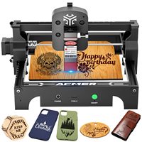 ACMER S1 2500mW Portable Laser Engraver Mini Desktop Laser Cutter 0.04mm Precision 10000mm/min High Engraving Speed 130x130mm