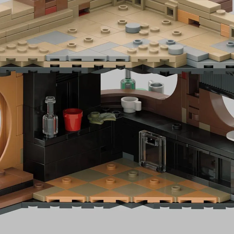 Beliebte Star Film Modell Moc Bausteine Berühmte Film Straße Modell Technologie Blöcke Weihnachten DIY Spielzeug Bau Geschenk