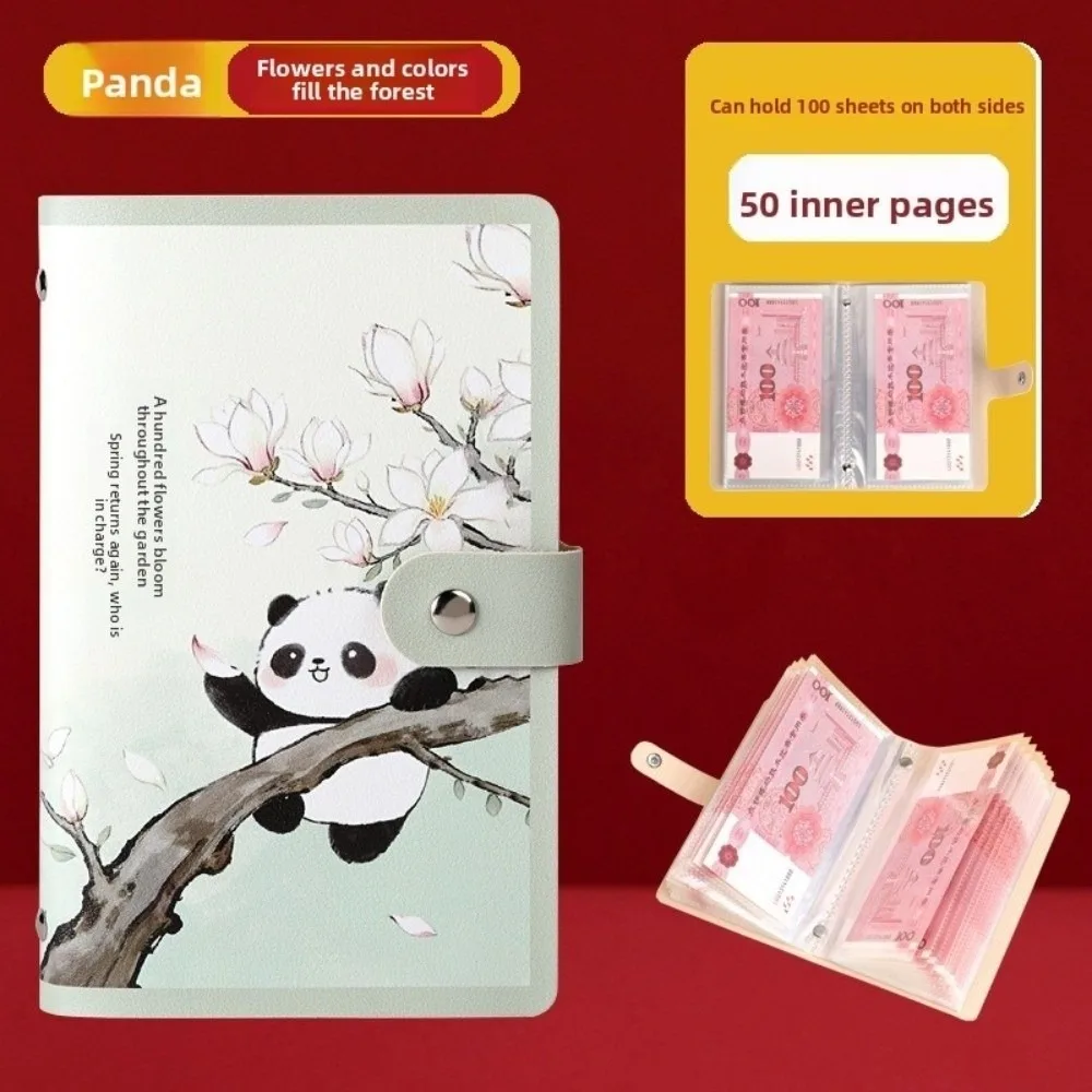 

Cute Large Capacity 100 Envelopes Money Saving Challeng PU Waterproof Budget Money Notebook Save Money Savings Challenges Sheets